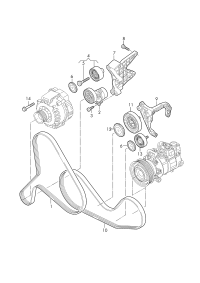 06M903315K-BELT TENSIONER
