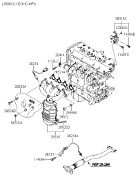 2852122020-GASKET,EXHAUST MANIF