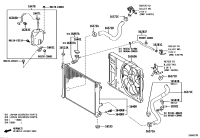16282F0110-Hose, water by-pass, no.5