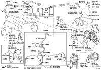 17308F6010-HOSE SUB-ASSY, VACUUM
