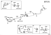 17430F0360-PIPE ASSY, EXHAUST, TAIL