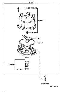 1910166010-CAP SUB-ASSY, DISTRIBUTOR