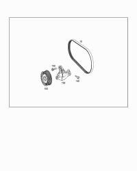 0049930896-RIBBED V BELT-A(W176)