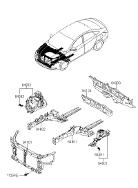 641014Q000-CARRIER ASSY-FR END MODULE
