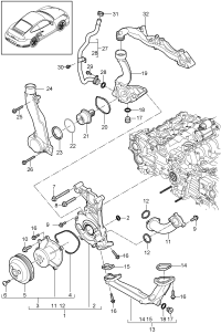 9A110604871-WATER PUMP-AUDI A5/A6/A7