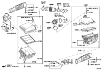 1780170060-ELEMENT SUB-ASSY, AIR CLEANER FILTER