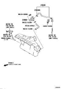 9532607012-CLAMP OR CLIP(FOR FUEL HOSE NO.1)