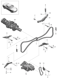 9A210514801-Timing chain camshaft crankshaft