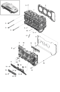 9A210414301-GSKET CYL HEAD/SKD/AUD/SEAT/84
