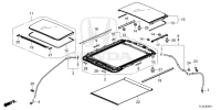70010TLYH12-FRAME ASSY-SUNROOF