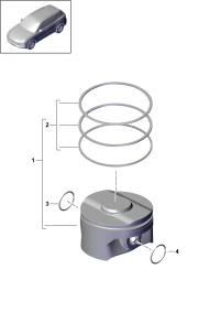 9A710706631-Piston insert mark: