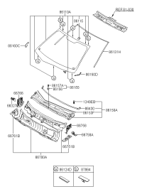 645252H010-BRACKET ASSY-FENDER MTG RH