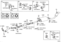 1740331090-PIPE SUB-ASSY, EXHAUST, FRONT NO.3