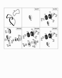 0019931796-V-RIBBED BELTS-VW(GOLF III)