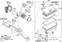 17705F0190-CAP SUB-ASSY, AIR CLEANER