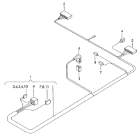 327971011C-Wiring harness-rear