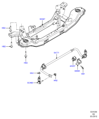 BV614A037BPA-BUSH STABILIZER BAR