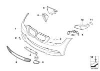 51112147188-Primed Performance aerodynamic kit f