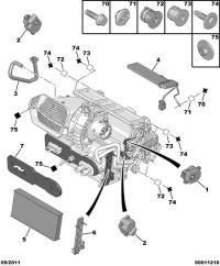 645456-PIPE COMP,WATER OUTLET