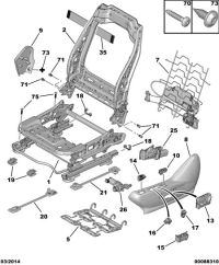 884761-CLAMP, ROCKER PANEL