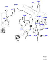6G912078AB-BRAKE HOSE-LR(L359/L538)