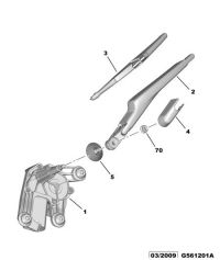 1607383080-Blade, rear window wiper