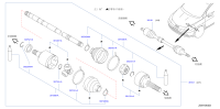 391011YP0C-SHAFT ASSY FRON