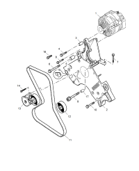 YLE90002B-ALTNTR ASSY