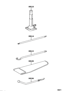 091500C020-WRENCH, HUB NUT BOX