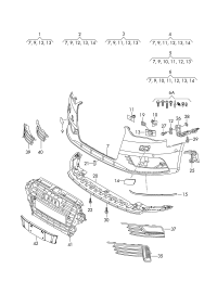 L8V0807065CGRU-Cover, bumper: