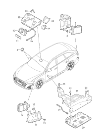 4K0907462A-BRACKET-CONTROL