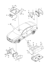 4KG907461-BRACKET-CONTROL
