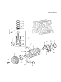 24100993-BEARING, CONNECTING ROD
