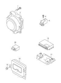 3C0907801G-Control unit, for electro-mechanical parking brake