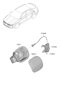 81550L0000-Lock assy