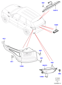 LR043974-DRL ASSY F