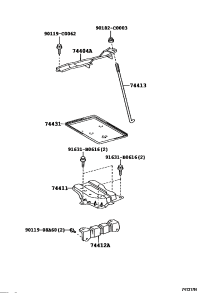 7440413030-CLAMP SUB-ASSY, BATTERY