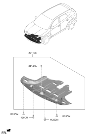 29110F8000-Pnl assy-under cover
