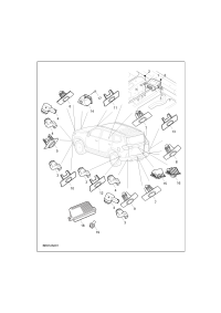 C00068217-Sensor, ultrasonic radar