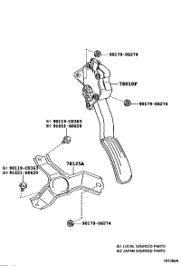 7811006021-PEDAL ASSY-ACCELERATOR