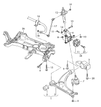 L5ND407151A-Track control arm f/lft