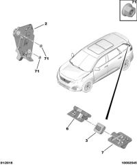9813819080-Bracket, visual aids