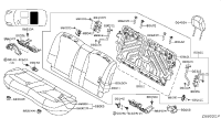 883421YP0A-Stay assy-rr seat