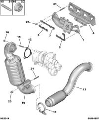 9806755280-MANIFOLD, EXHAUST