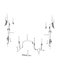 1HM16BD1AB-ADJUSTER SEAT BELT TURNING LOOP INCLUDES MOUNTING BOLT