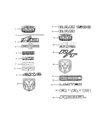 55372894AA-NAMEPLATE TAILGATE