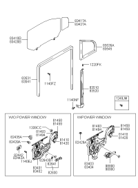 8263022001ZE-HANDLE ASSY-DR WDO REG