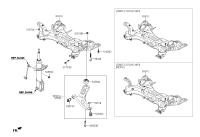 62400C9030-CROSSMEMBER ASSY-FR