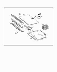 2466800142-Cover, luggage compartment board
