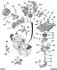 1839H0-ENGINE MOUNTING